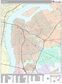 Union New Jersey Wall Map Premium Style By Marketmaps - vrogue.co