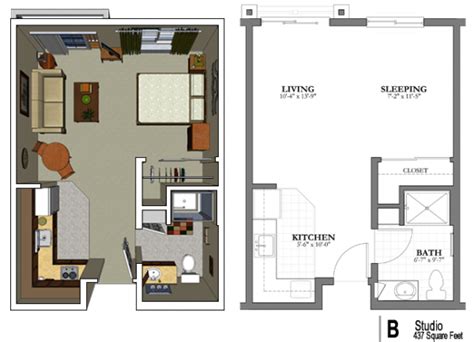 Studio Apartment Floor Plan Home Design Ideas Studio Apartment