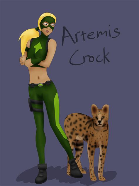 Artemis Crock And A Serval By Ironicveghead On Deviantart