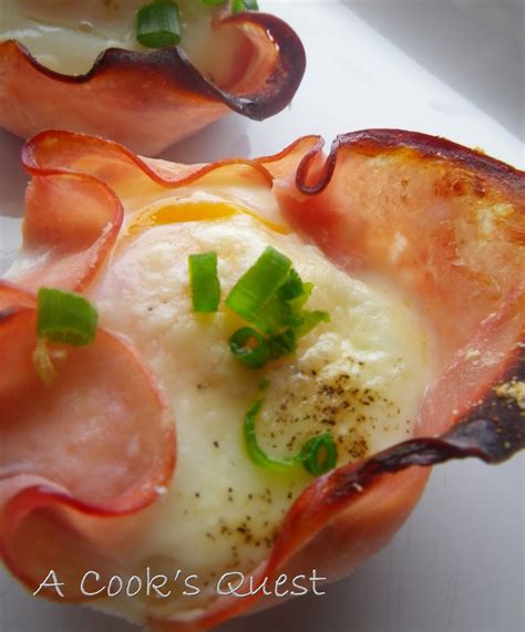 A Cooks Quest Baked Ham And Egg Cups