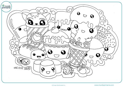 Dibujos Kawaii para Colorear 【Listos para Imprimir】