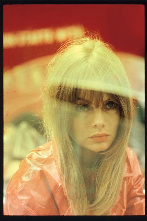 Jean Shrimpton Shot By Saul Leiter For A British Vogue Beauty Story On