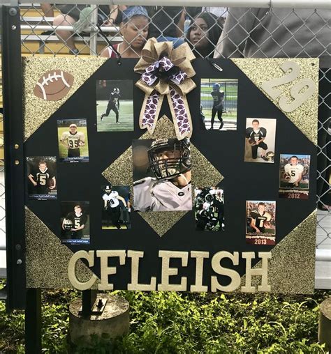 Pin By Colleen Mulhall Fleisher On Football Senior Night Posters
