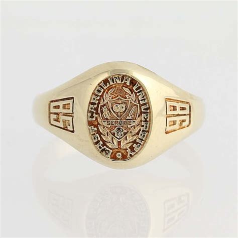 East Carolina University Class Ring 10k Yellow Gold Nc Womens Size 5