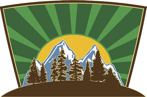 Rocky Mountains Colorado Illustrations Royalty Free Vector Graphics