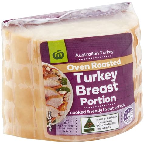 Woolworths Turkey Breast Portion Oven Roasted G G Woolworths