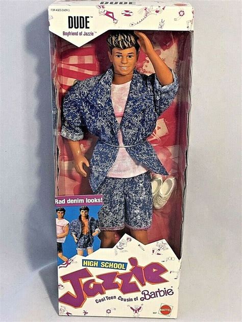 Barbie High School Jazzie Dude Ken Doll 1988 Mattel No 3637 Nrfb For