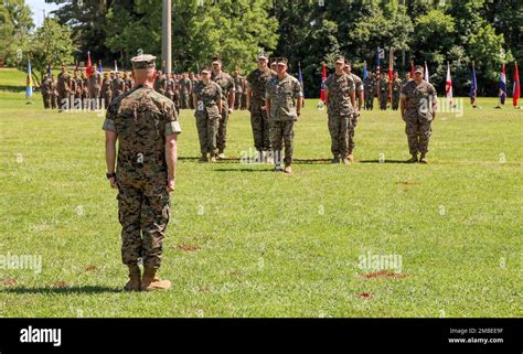 Us Marine Corps Lt Col Charles Miller The Incoming Battalion