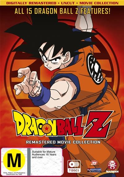 Dragon Ball Z Remastered Movie Collection Uncut Isbn Mmb1025 Madman Films