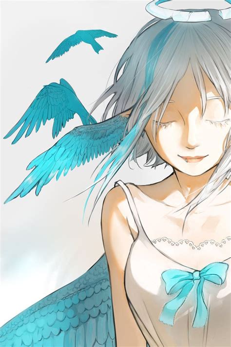 Blue Birds By Yucsi Blue Bird Illustration Anime