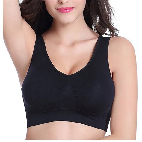 Sexy Womens Seamless Padded Bra Leisure Crop Top Vest New Adjustment Bras 8 Colors Hot Sale