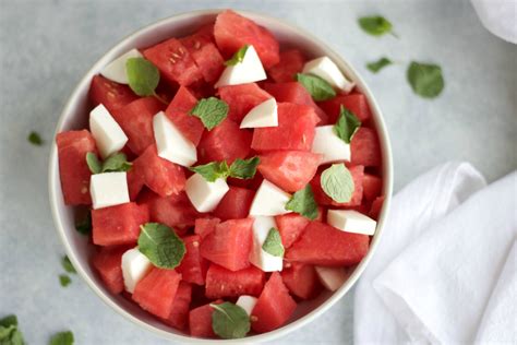 Watermelon Caprese Salad With Espresso Balsamic A Life Delicious