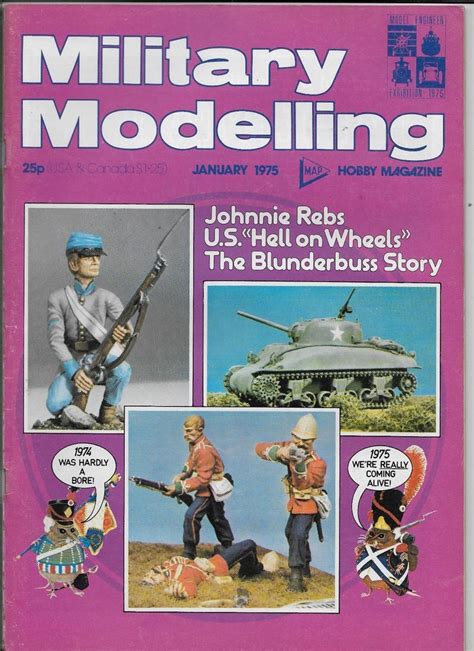 Military Modelling Vol 5 No 1 January 1975 Map Hobby Magazine Confed