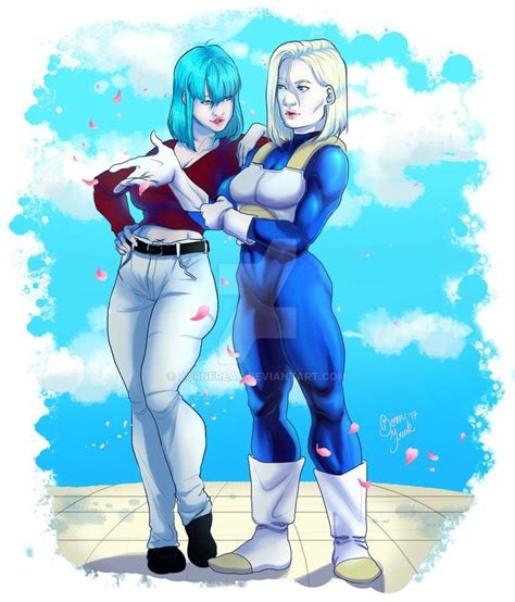 Bulma And Android 18 Combat Armor Dbz Strong