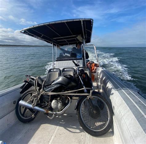 Patrulha Costeira Apreende Motocicleta Na Ilha De Superagui TVCI