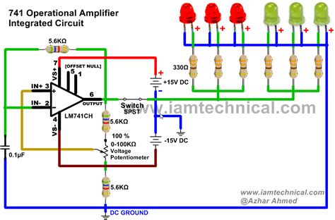 Lm741hc Operational Amplifier As An Multivibrator Circuit Output