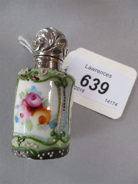 Porcelain Perfume Bottle Decorated With Three Floral Apr 17 2018