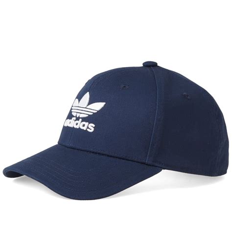 Adidas Trefoil Cap Navy And White End Adidas Trefoil Navy And White