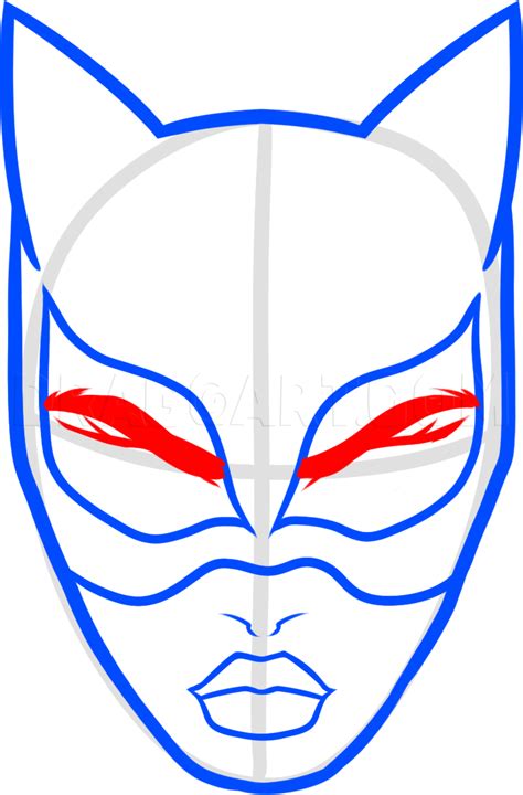 How To Draw Catwoman Easy Step By Step Drawing Guide By