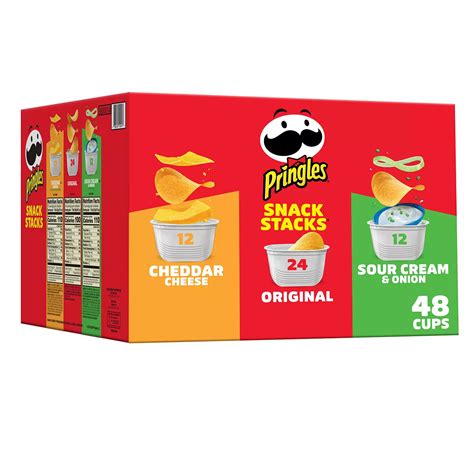 Buy Pringles Potato Crisps Chips Variety Pack Snacks Stacks 338 Oz