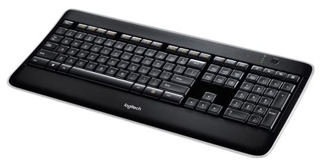 Logitech K800 Wireless Illuminated Keyboard Providing The Light To