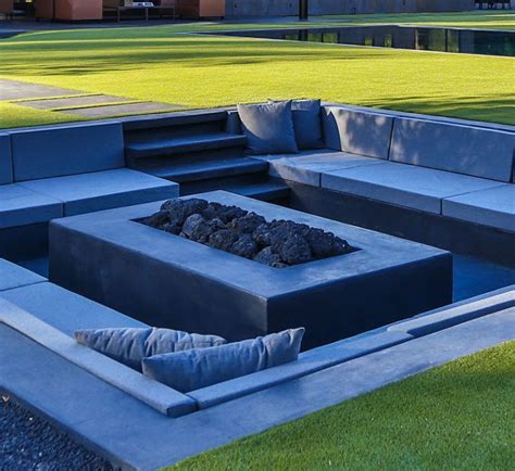 Backyard Design Idea Create A Sunken Fire Pit For Entertaining