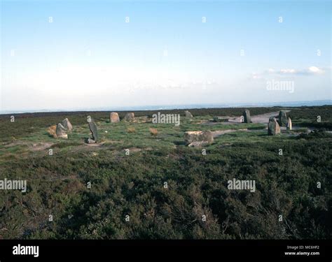 Ley Lines The Twelve Apostles Stone Circle On Ilkley Moor Yorkshire