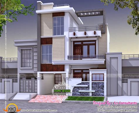 Modern 3 Bedroom House In India Kerala Home Design And