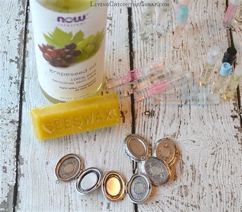 Make Your Own Solid Perfume Lockets