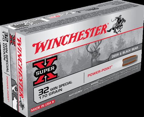 Winchester Super X Rifle 32 Winchester Special 170 Grain Power Point