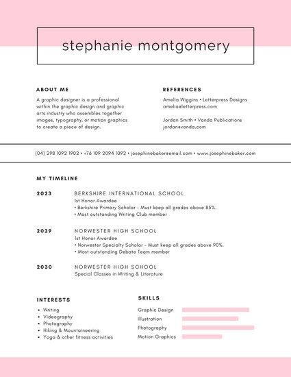 Seeking a new role as a graphic designer for a reputable company that demands the highest quality work in the professional arena. Image result for graphic design student resume minimalist | Graphic design resume, Resume design ...