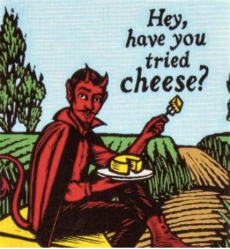 Hey Have You Tried Cheese Devil Tea Towel Gilliangladrag