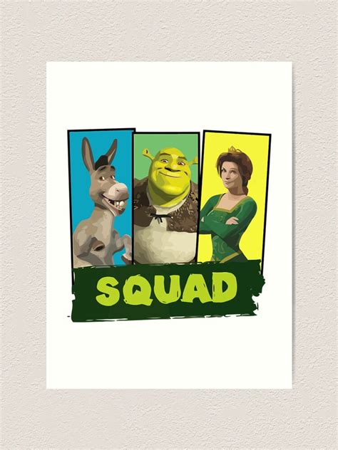 Sexy Shrek Shrek Meme Face Shrek Wazowski Art Print By Ramelwoodsart