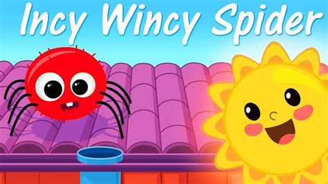 Itsy Bitsy Spider Nursery Rhymes For Kids Songs For Children Youtube