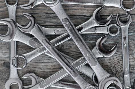 Wrenches On Wood Stock Photo Image Of Wrench Repair 39265144