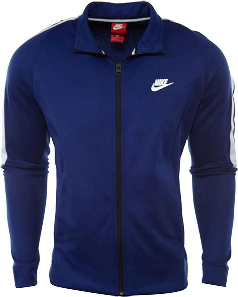 Nike Mens N98 Tribute Track Jacket Deep Royal Bluewhite 861648 455