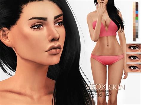Pralinesims Ps Veox Skin Overlay Sims Hair The Sims Skin Sims