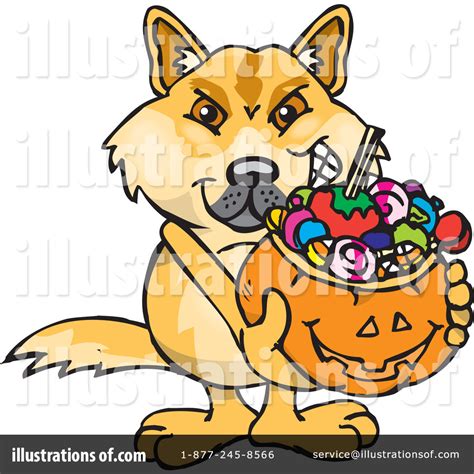 Trick Or Treating Clipart 64325 Illustration By Dennis Holmes Designs