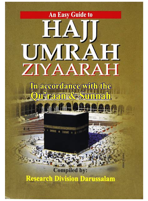 An Easy Guide To Hajj Umrah Ziyarah Darussalam Publishers India