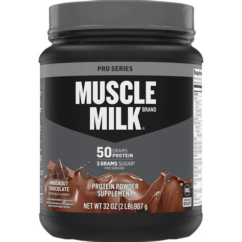 Muscle Milk Pro Series Protein Powder Knockout Chocolate 50g Protein