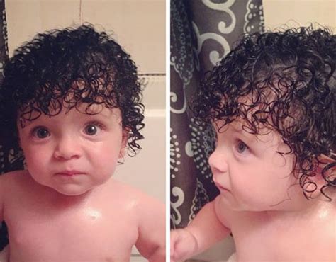 A Curly Haired Baby Bouffant Babies Pictures Pics Uk