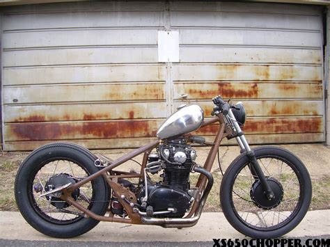 Yamaha Xs650 Bobber With Jockey Shift Xs650 Bobber Bobber Bikes