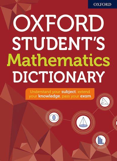 Oxford Students Mathematics Dictionary Scholastic Shop