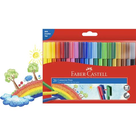 Faber Castell Connector Markers 20 Pack Woolworths