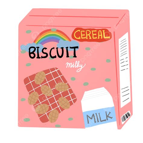 Cereal Box Png Image Hand Drawn Illustration Cereal Box Cereal Box