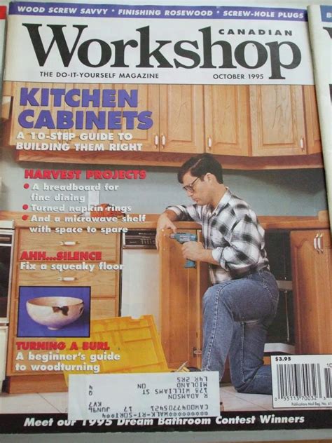 Do it yourself magazine back issues. Canadian Workshop do it yourself magazine woodworking patterns furniture in 2020 | Do it ...