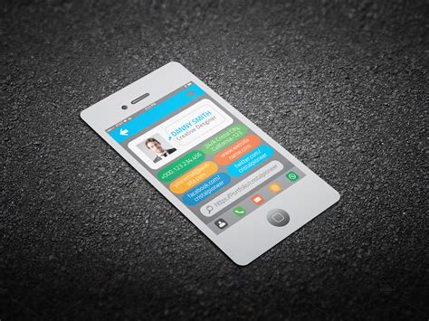 Here's how to send and receive business cards on your iphone. iphone Style Business Card ~ Business Card Templates on Creative Market