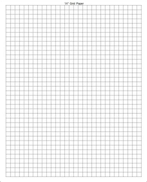 Printable Grid Paper 1 4 Inch