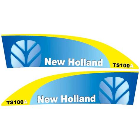 New Holland Ts100a Tractor Decal Aufkleber Sticker Set 411 Decals