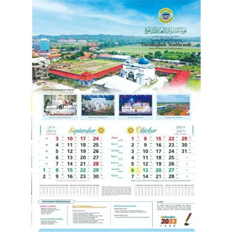 Jual Kalender 2023 Dalwa Foto Habaib And Bangunan Dalwa Kalender Masehi